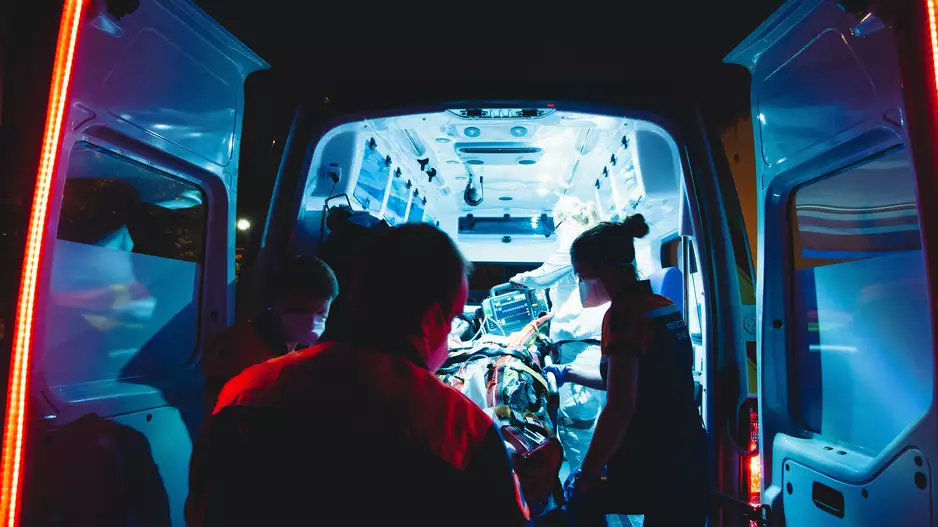 cardiovascular emergency ambulance